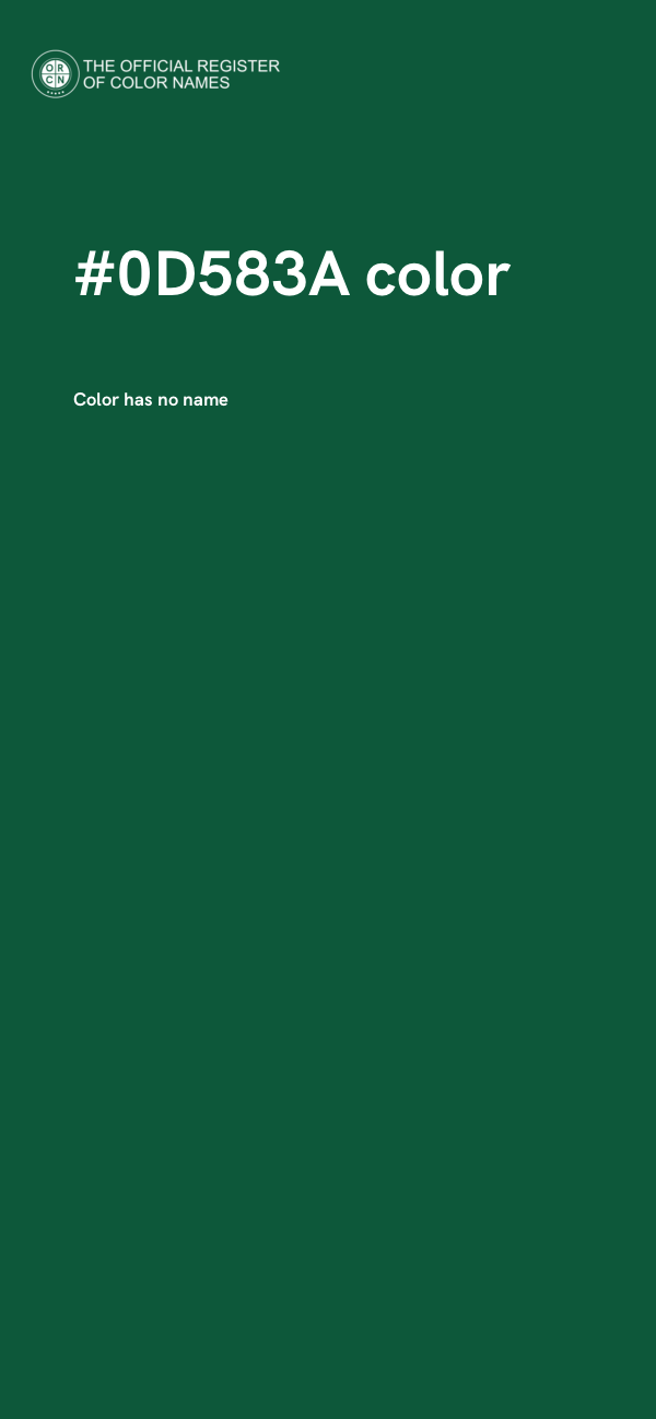 #0D583A color image