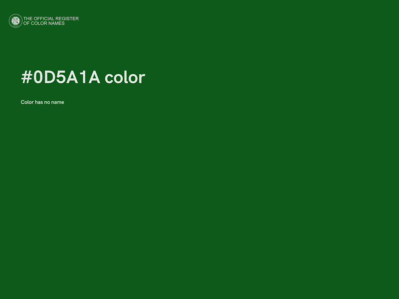 #0D5A1A color image