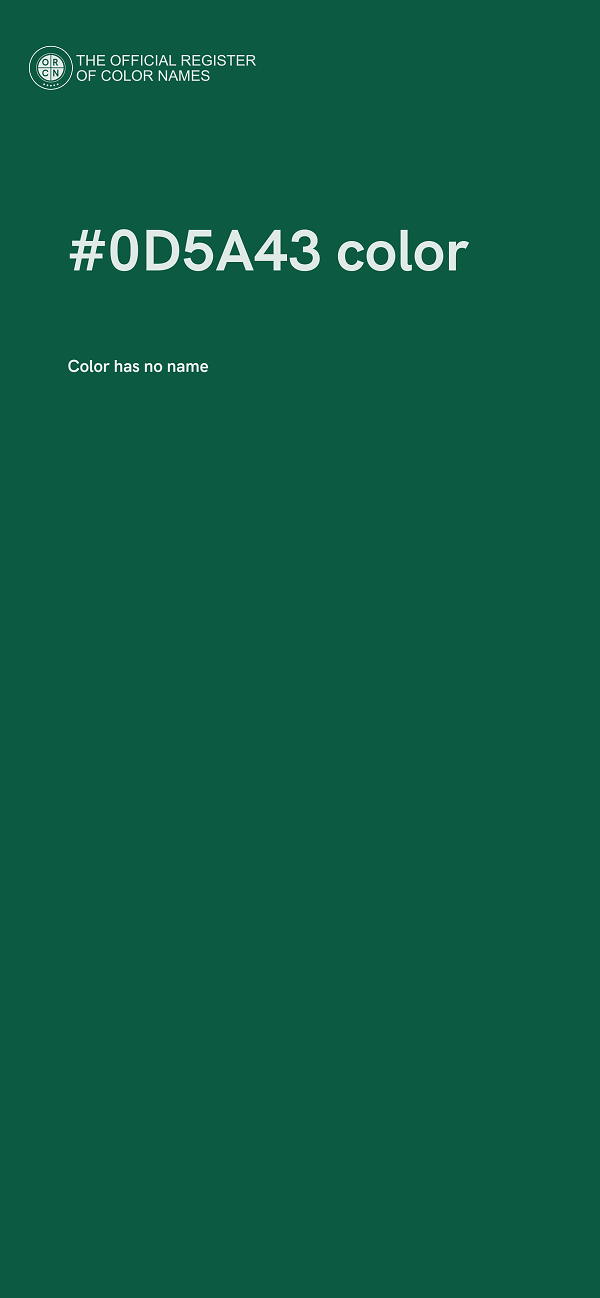 #0D5A43 color image