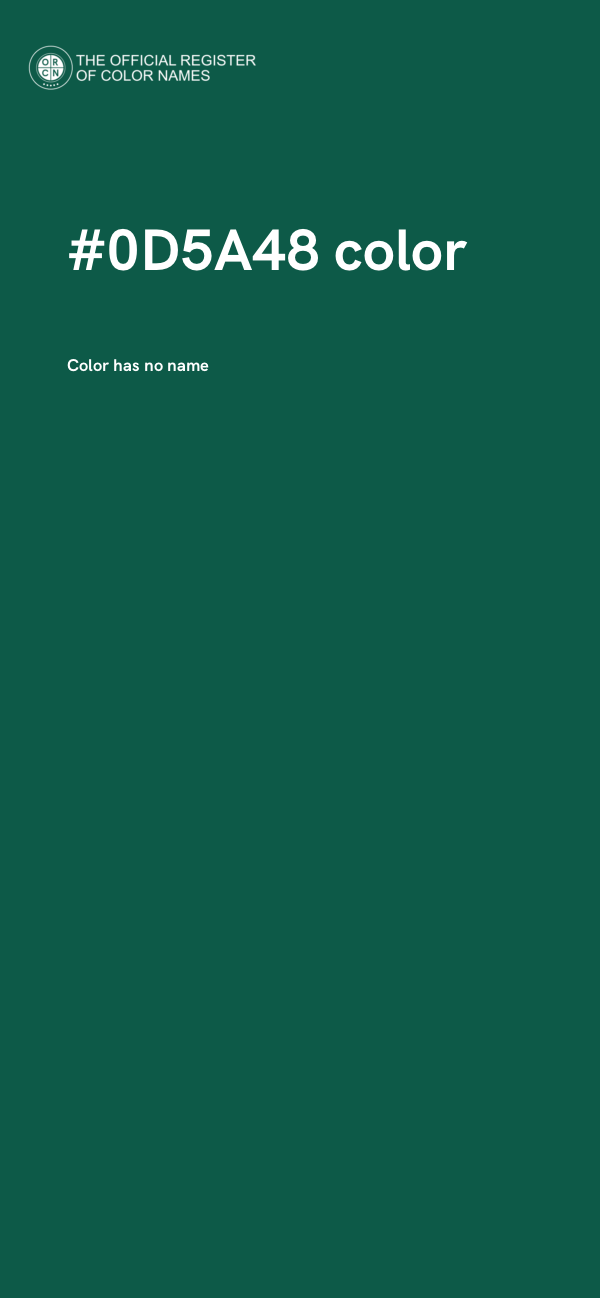#0D5A48 color image