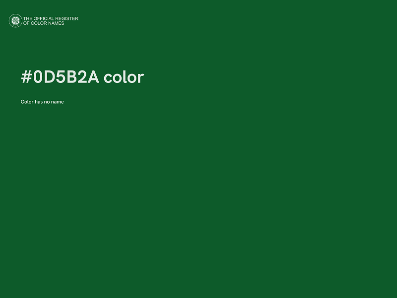 #0D5B2A color image