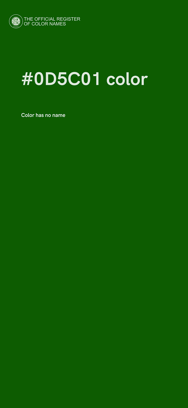 #0D5C01 color image
