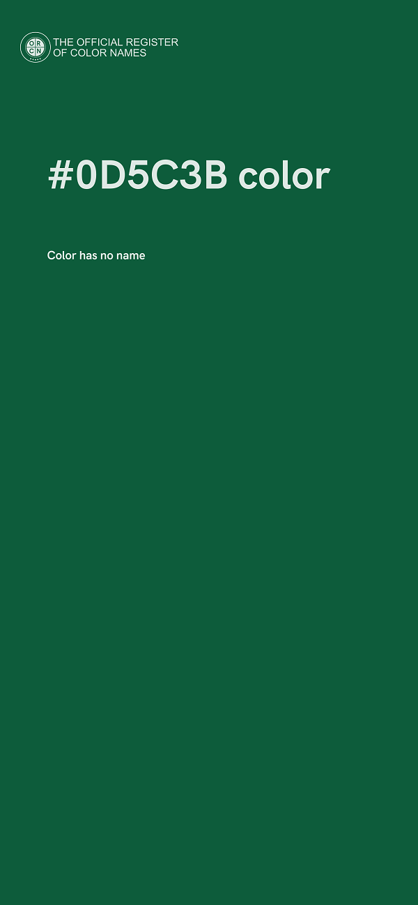 #0D5C3B color image