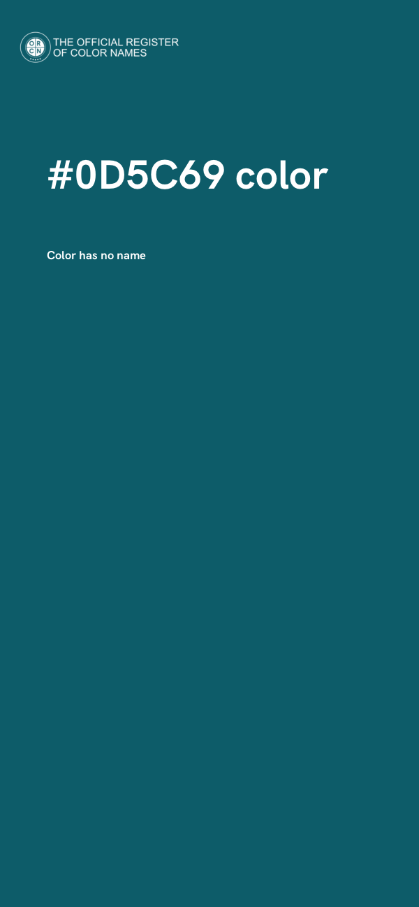 #0D5C69 color image