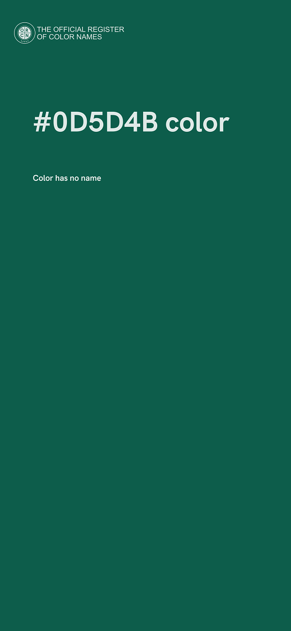 #0D5D4B color image