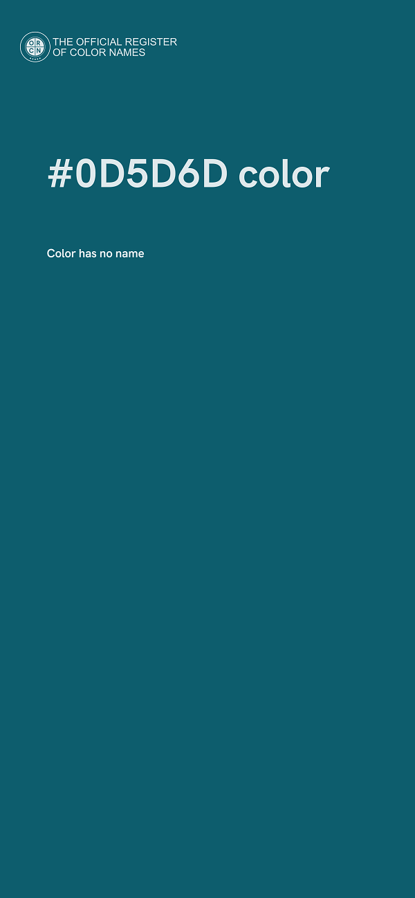 #0D5D6D color image