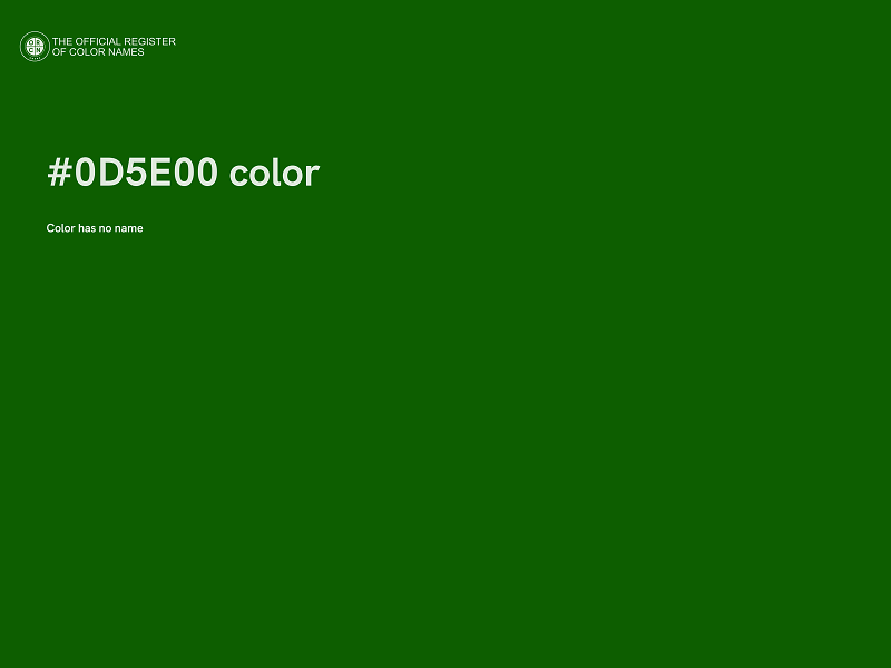 #0D5E00 color image