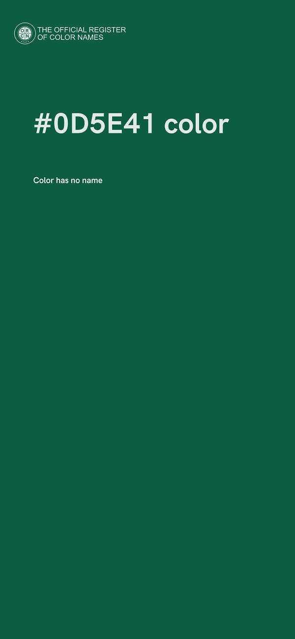 #0D5E41 color image