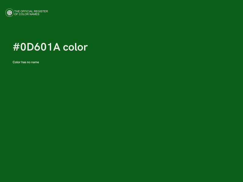 #0D601A color image