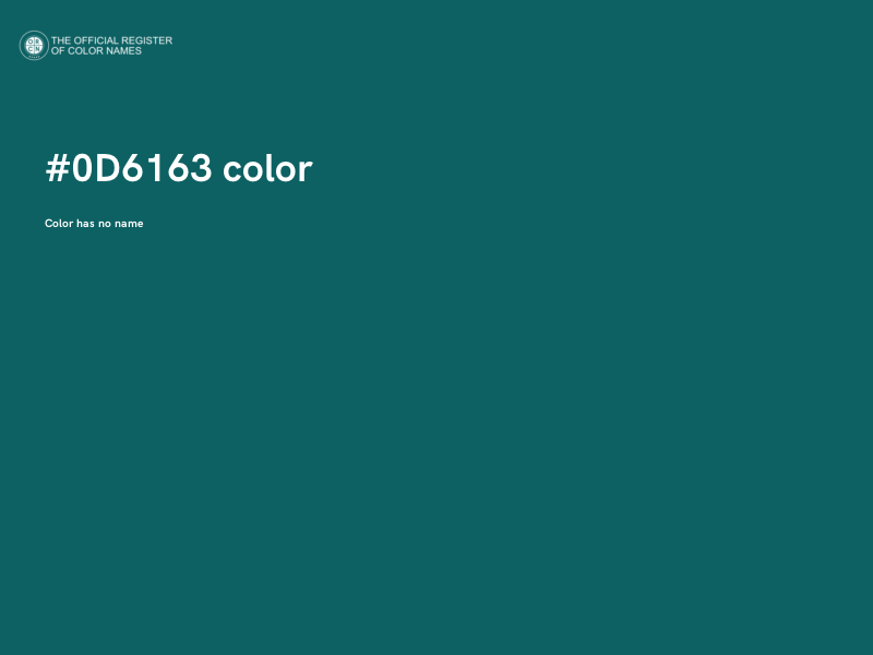 #0D6163 color image