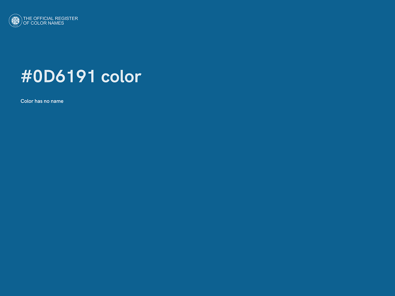 #0D6191 color image
