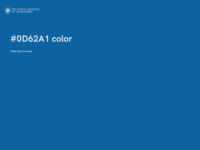 #0D62A1 color image
