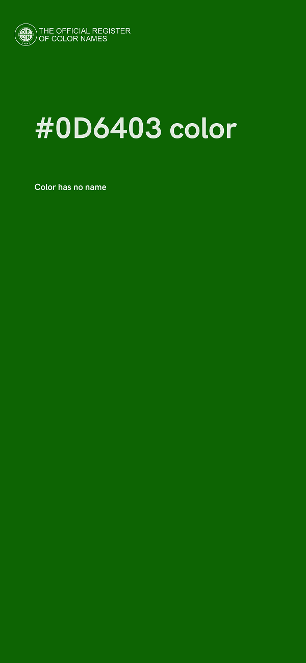 #0D6403 color image