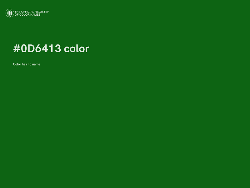 #0D6413 color image