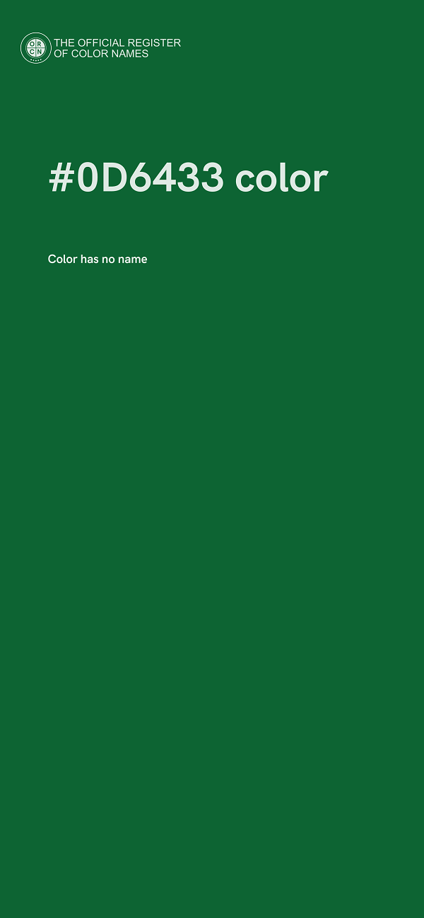#0D6433 color image