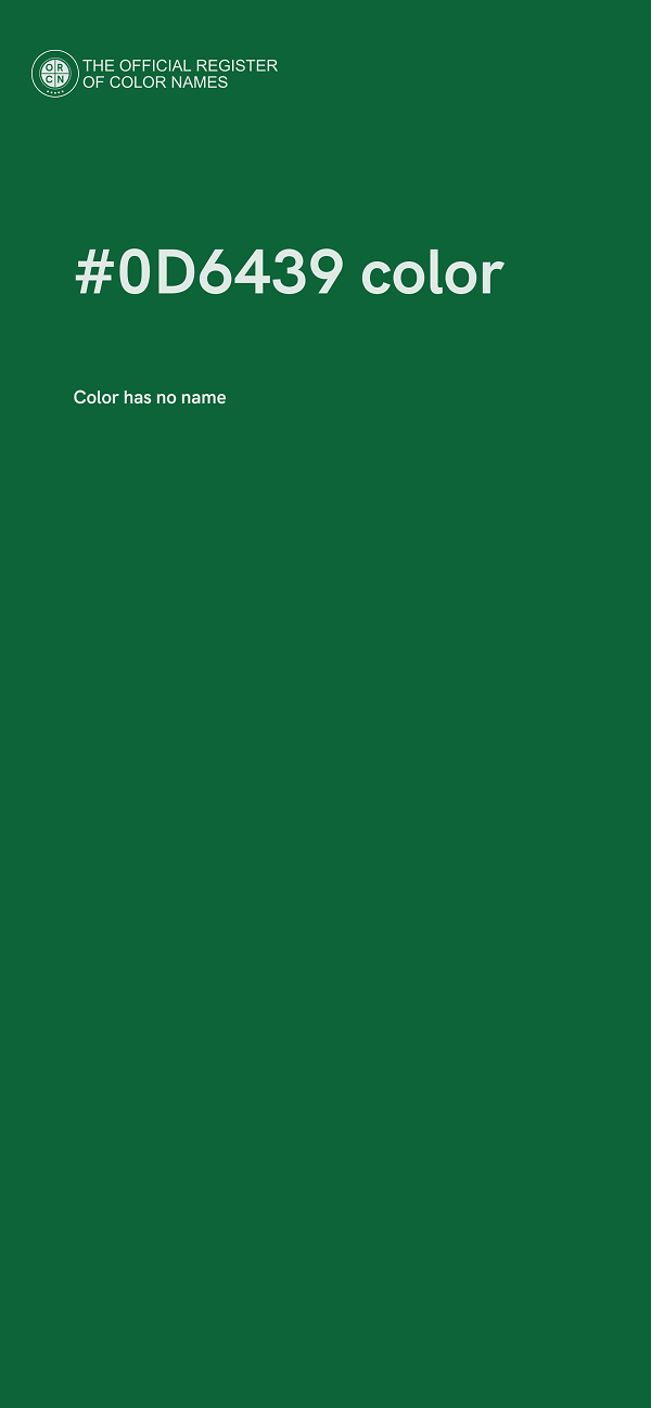 #0D6439 color image
