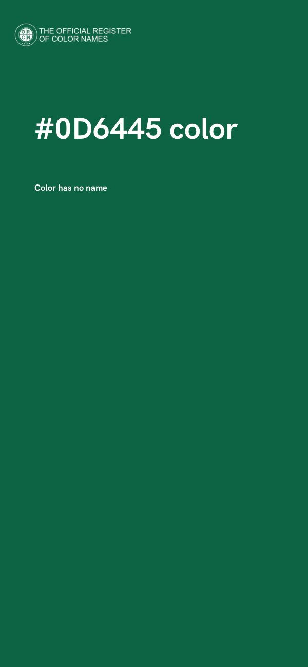#0D6445 color image