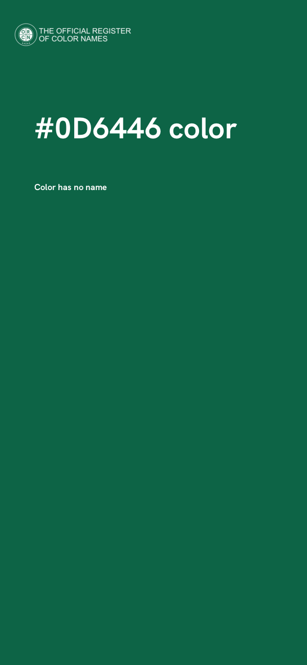 #0D6446 color image
