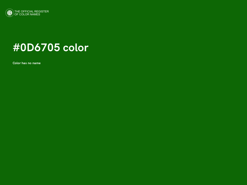 #0D6705 color image