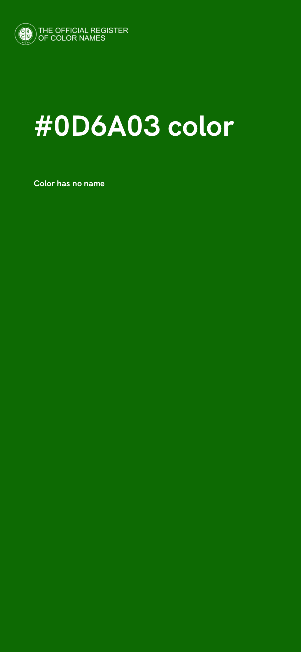 #0D6A03 color image