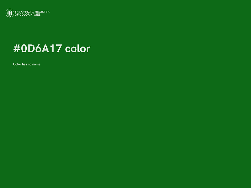 #0D6A17 color image