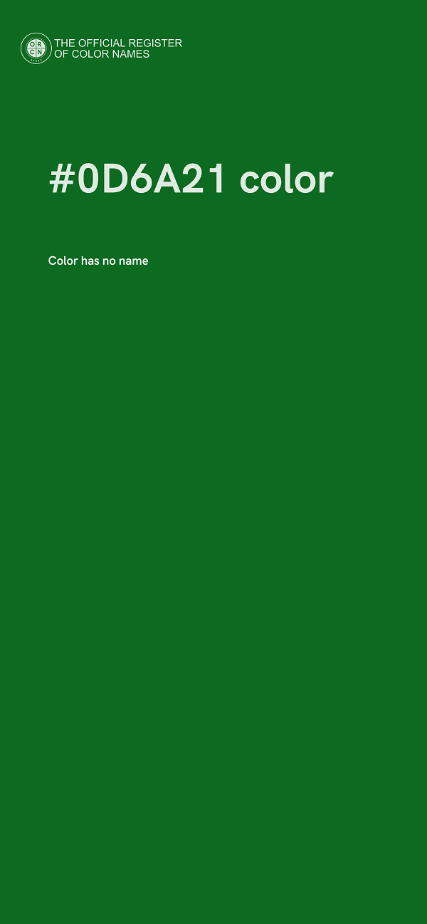 #0D6A21 color image