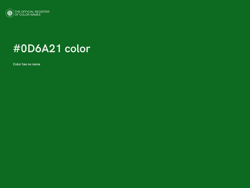#0D6A21 color image