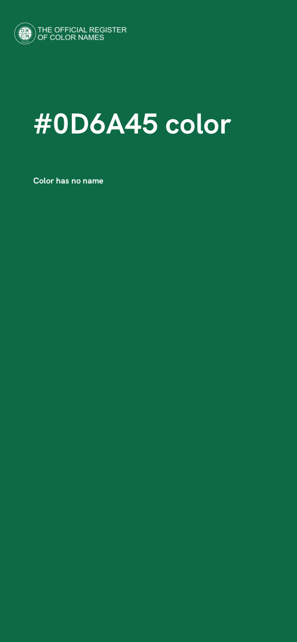 #0D6A45 color image