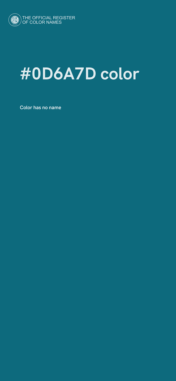 #0D6A7D color image