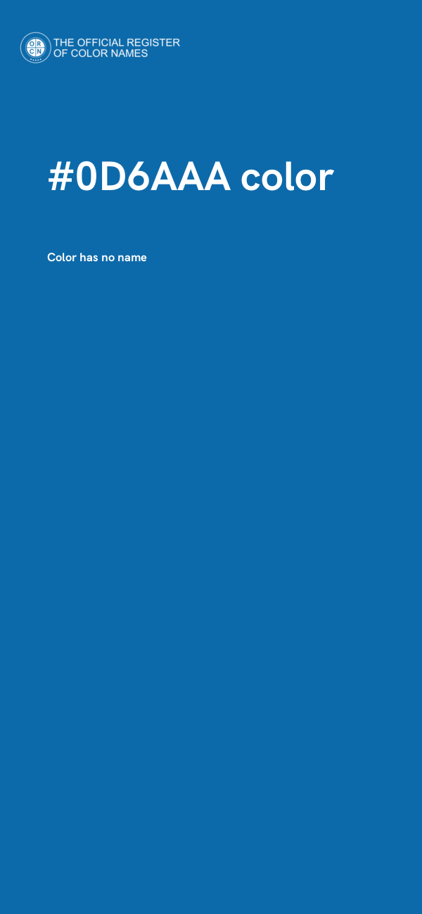#0D6AAA color image