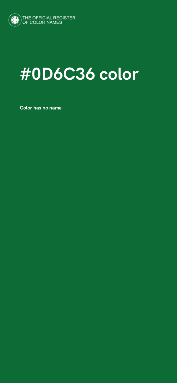 #0D6C36 color image