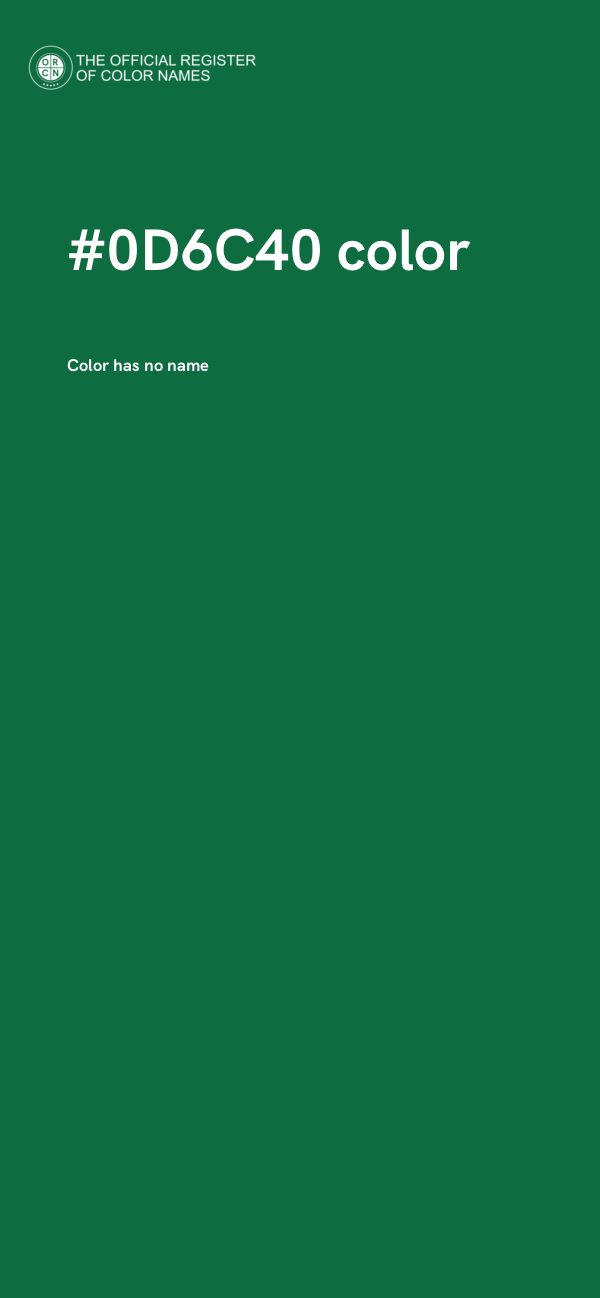 #0D6C40 color image