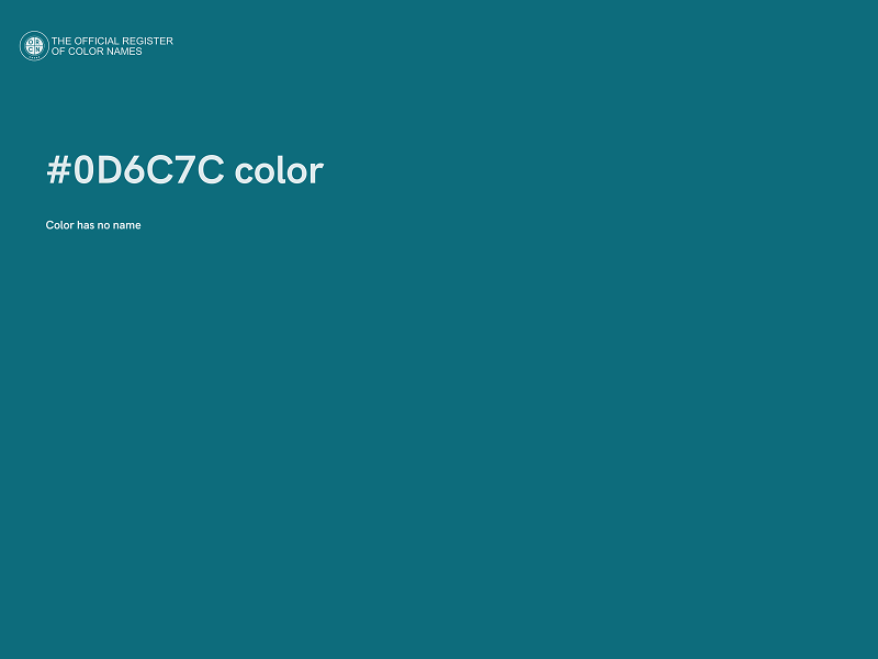 #0D6C7C color image