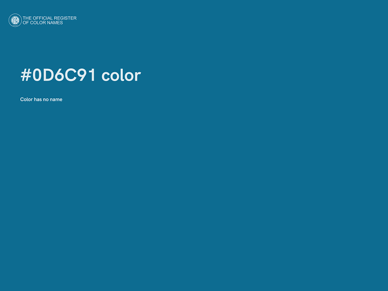 #0D6C91 color image