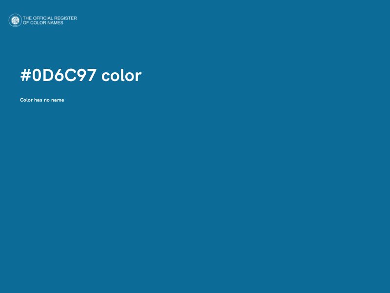 #0D6C97 color image