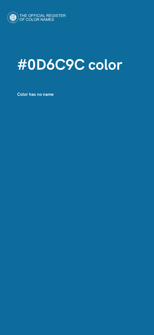 #0D6C9C color image