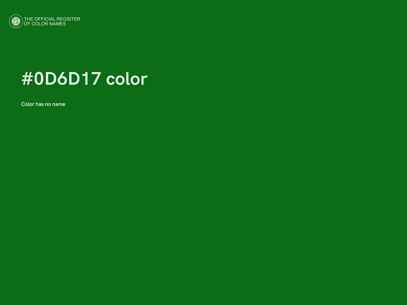 #0D6D17 color image