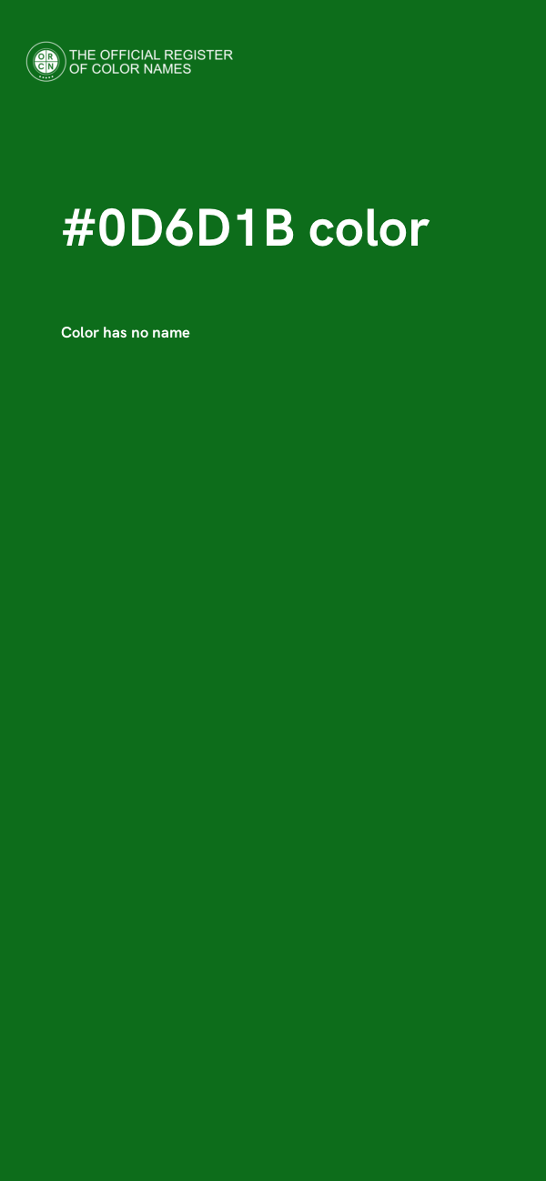 #0D6D1B color image