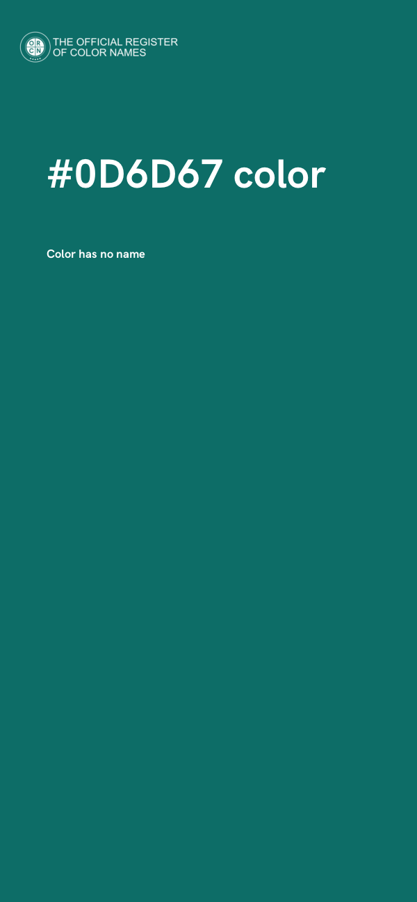 #0D6D67 color image