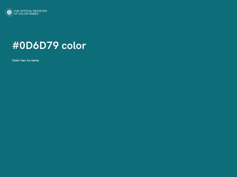 #0D6D79 color image