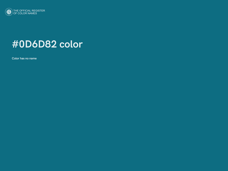 #0D6D82 color image