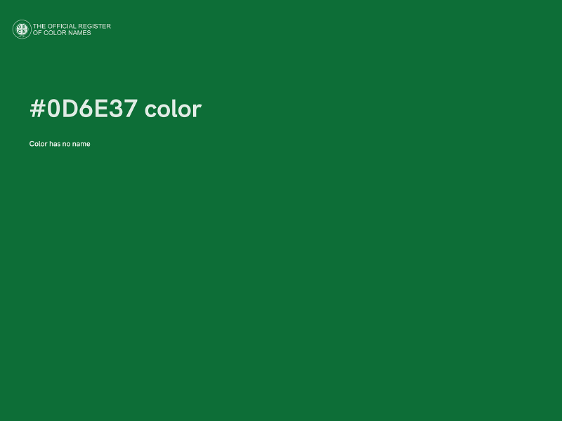 #0D6E37 color image