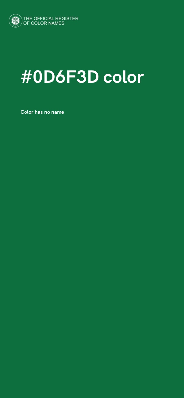 #0D6F3D color image
