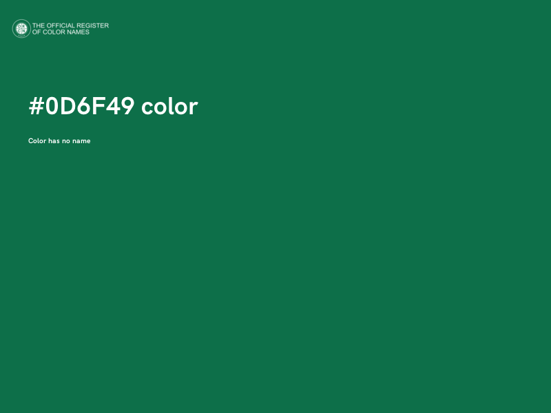 #0D6F49 color image