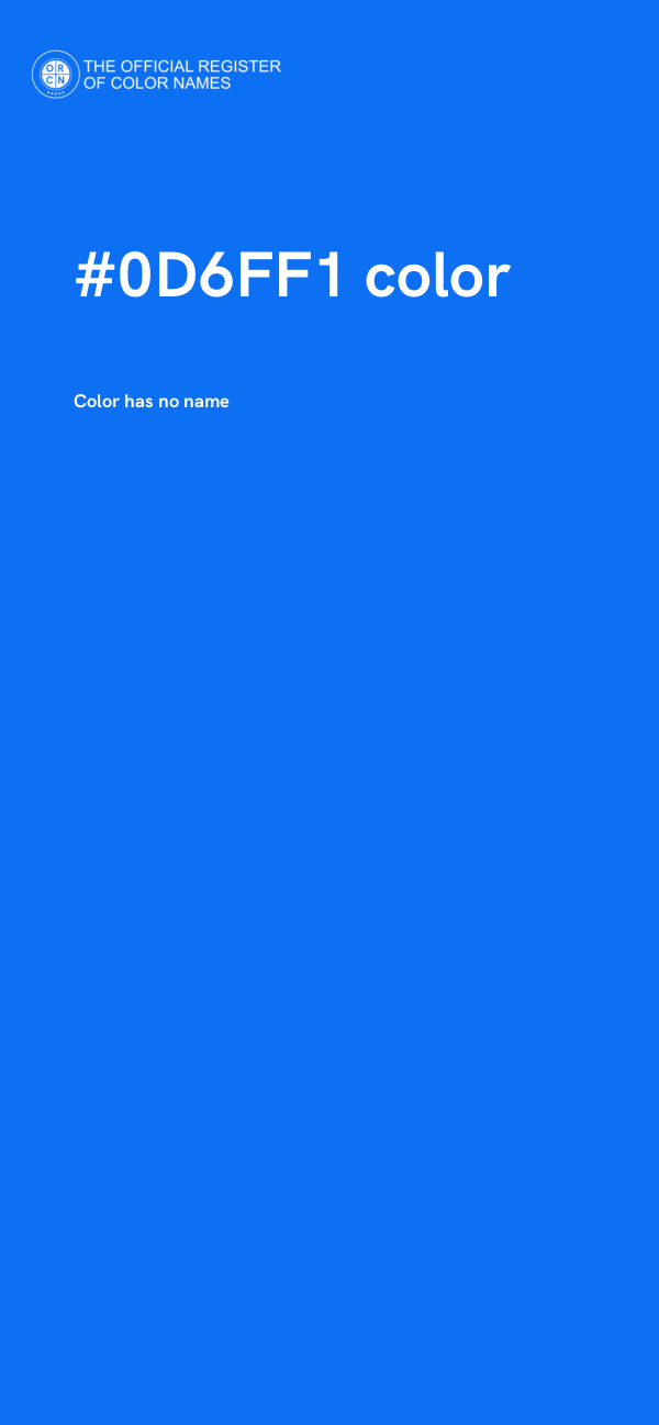#0D6FF1 color image