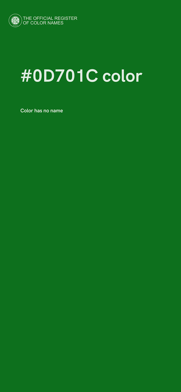 #0D701C color image