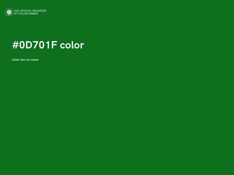 #0D701F color image