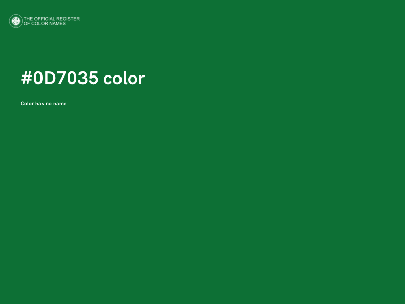 #0D7035 color image