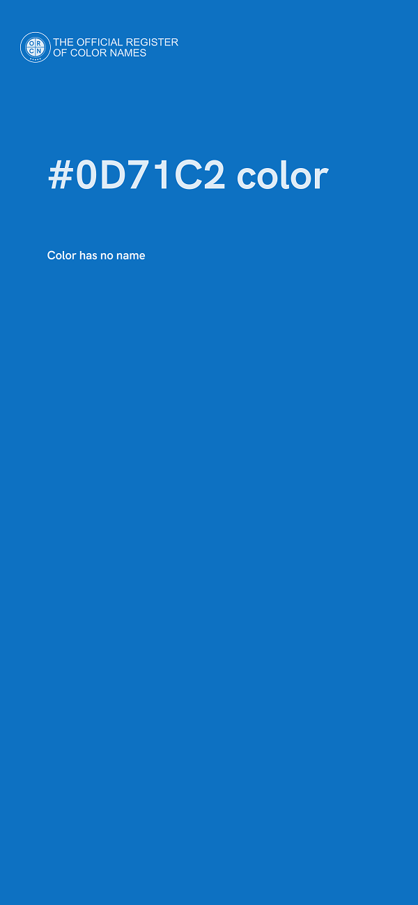 #0D71C2 color image
