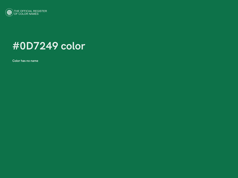 #0D7249 color image